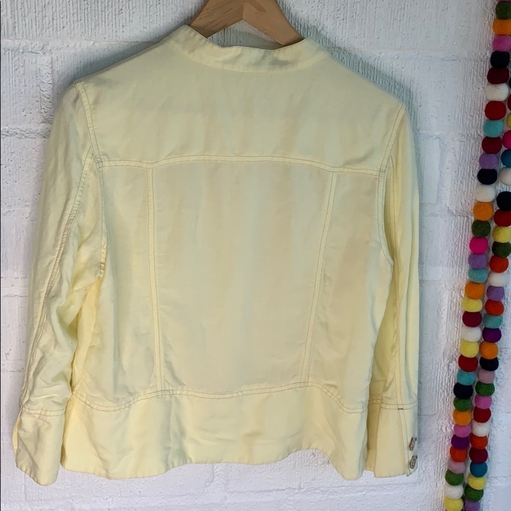 Sigrid Olson Linen Button Up Lightweight Jacket S… - image 7